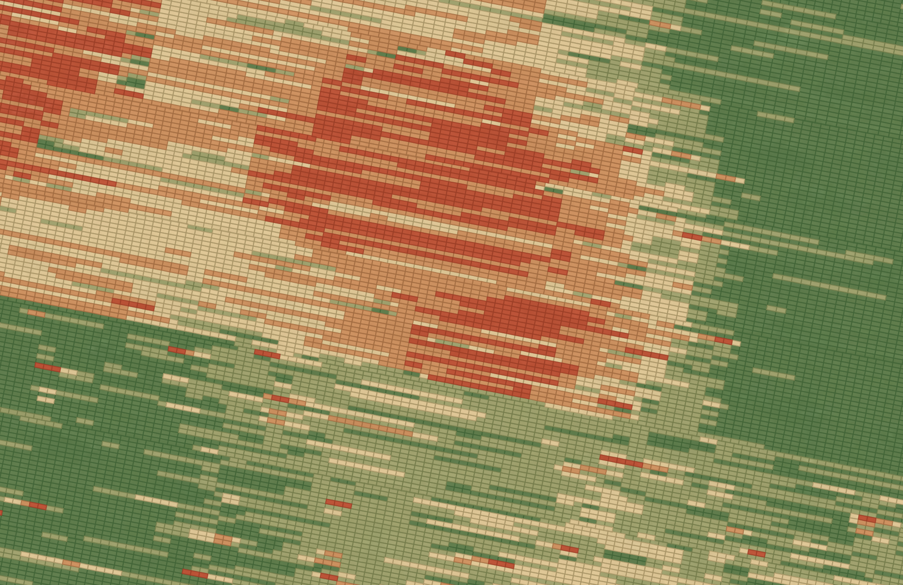 Polygon data output - zoomed out view